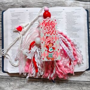 Strawberry Shortcake Bible Bookmark Tassel